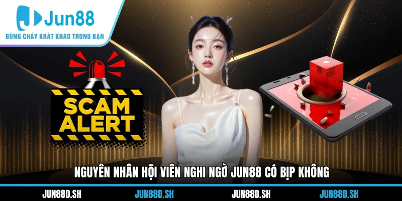 Nguyên nhân hội viên nghi ngờ Jun88 có bịp không